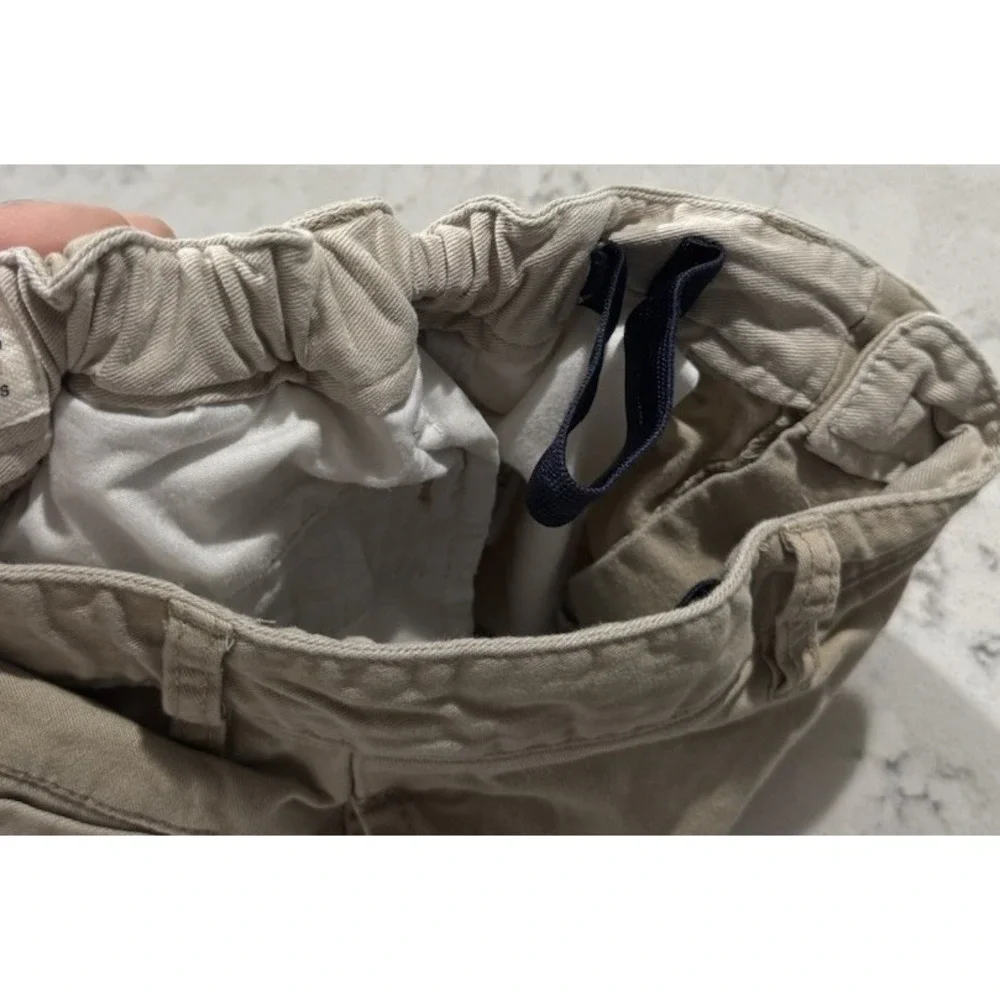 Gap Kids Shorts Boys‎ 10 Khaki Flat Front Cotton Stretch Uniform Comfort Casual